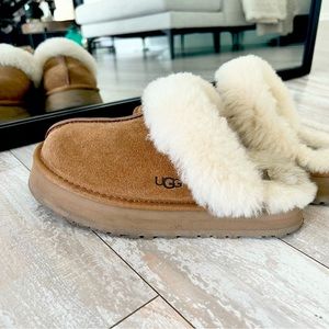 Uggs Platform Disquette Chestnut Size 7